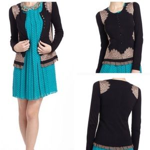 NWOT Lace Framed Cardigan